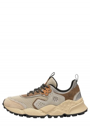 Flower Mountain Kotetsu Sneakers Heren Grijs Beige | EVU5419MZ