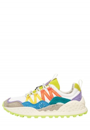 Flower Mountain Washi Sneakers Dames Grijs Wit | GOV2176JO
