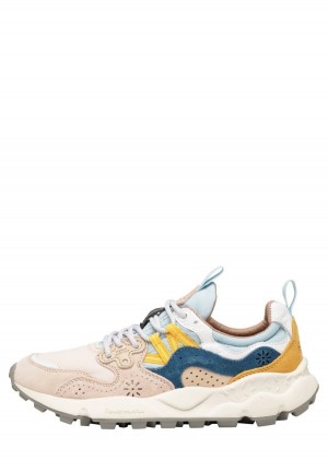 Flower Mountain Yamano 3 Sneakers Dames Roze Lichtblauw | SHT3985ZD