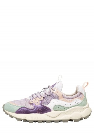 Flower Mountain Yamano 3 Sneakers Dames Paars Turquoise | GMA5750YT