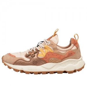 Flower Mountain Yamano 3 Sneakers Dames Bruin | BRN3497OM
