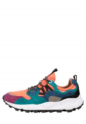 Flower Mountain Yamano 3 Uni Sneakers Dames Oranje Paars | APY4422ZI
