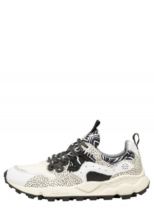 Flower Mountain Yamano 3 Uni Sneakers Heren Wit Zwart | RVH331XL
