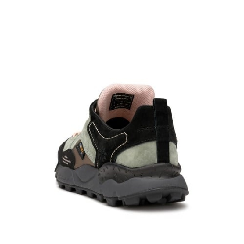 Flower Mountain Back Country Hkdelic Sneakers Heren Zwart Groen | LQK192BG