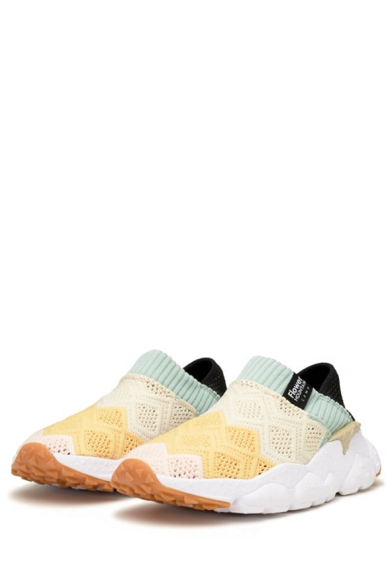 Flower Mountain Camp Sneakers Dames Roze Oranje | XHU5328YH