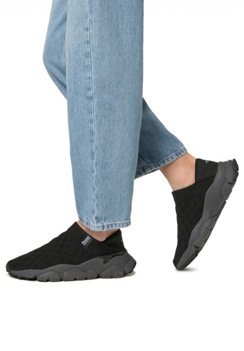 Flower Mountain Camp Sneakers Heren Zwart | UQV6664XT
