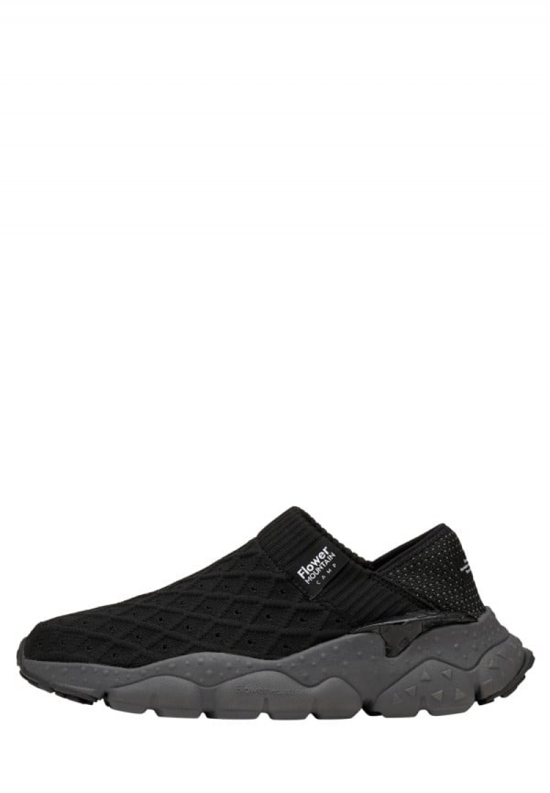 Flower Mountain Camp Sneakers Heren Zwart | UQV6664XT