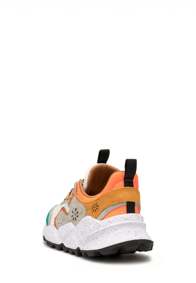Flower Mountain Kotetsu Hooks Sneakers Heren Wit Groen | DZQ6710HJ