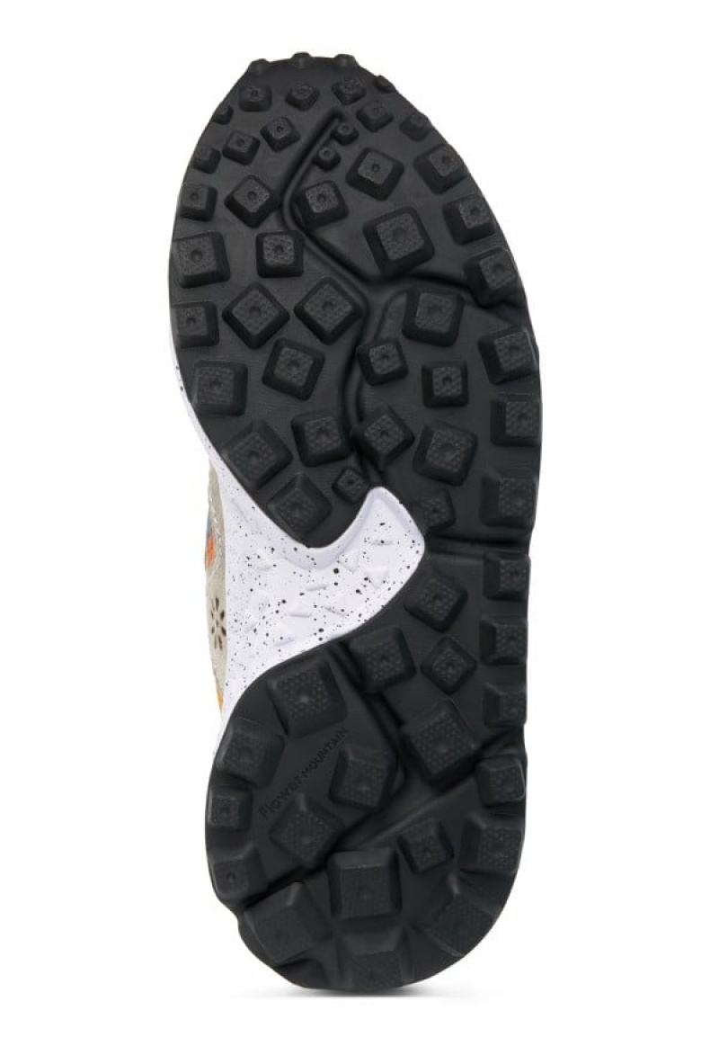 Flower Mountain Kotetsu Hooks Sneakers Heren Wit Groen | DZQ6710HJ