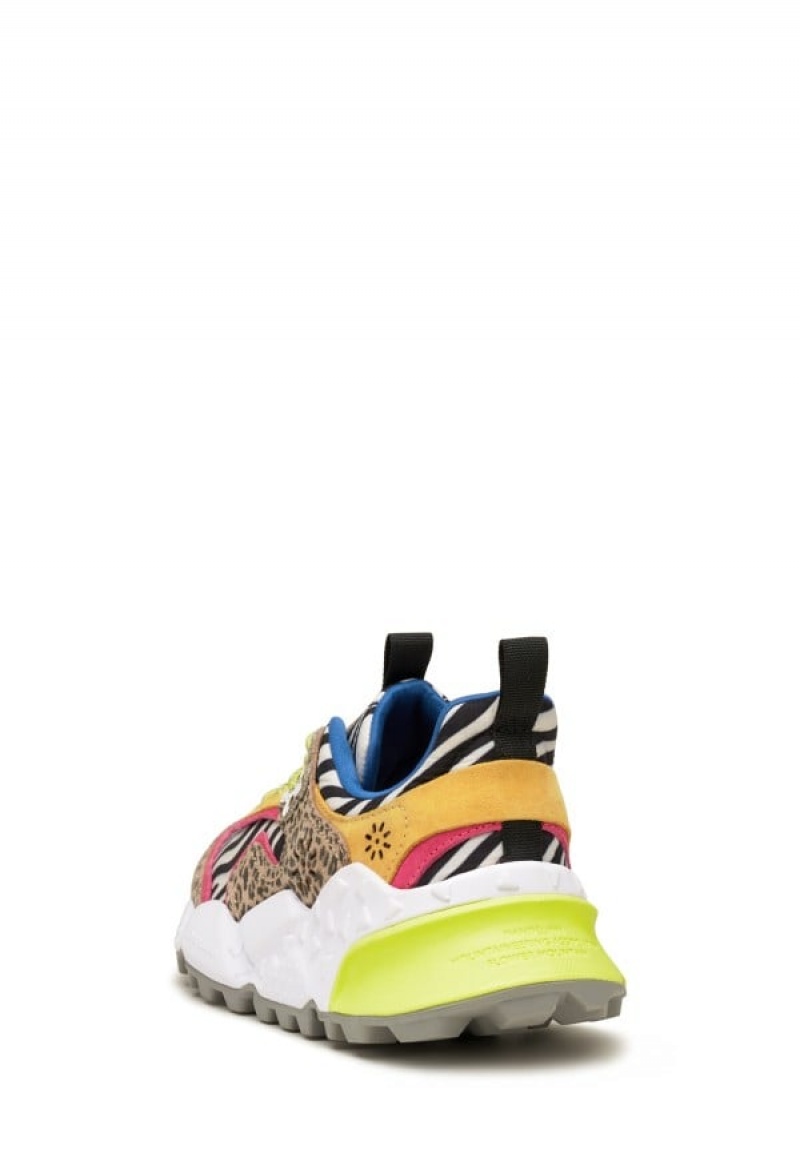 Flower Mountain Kotetsu Sneakers Dames Bruin | KPY3756RK
