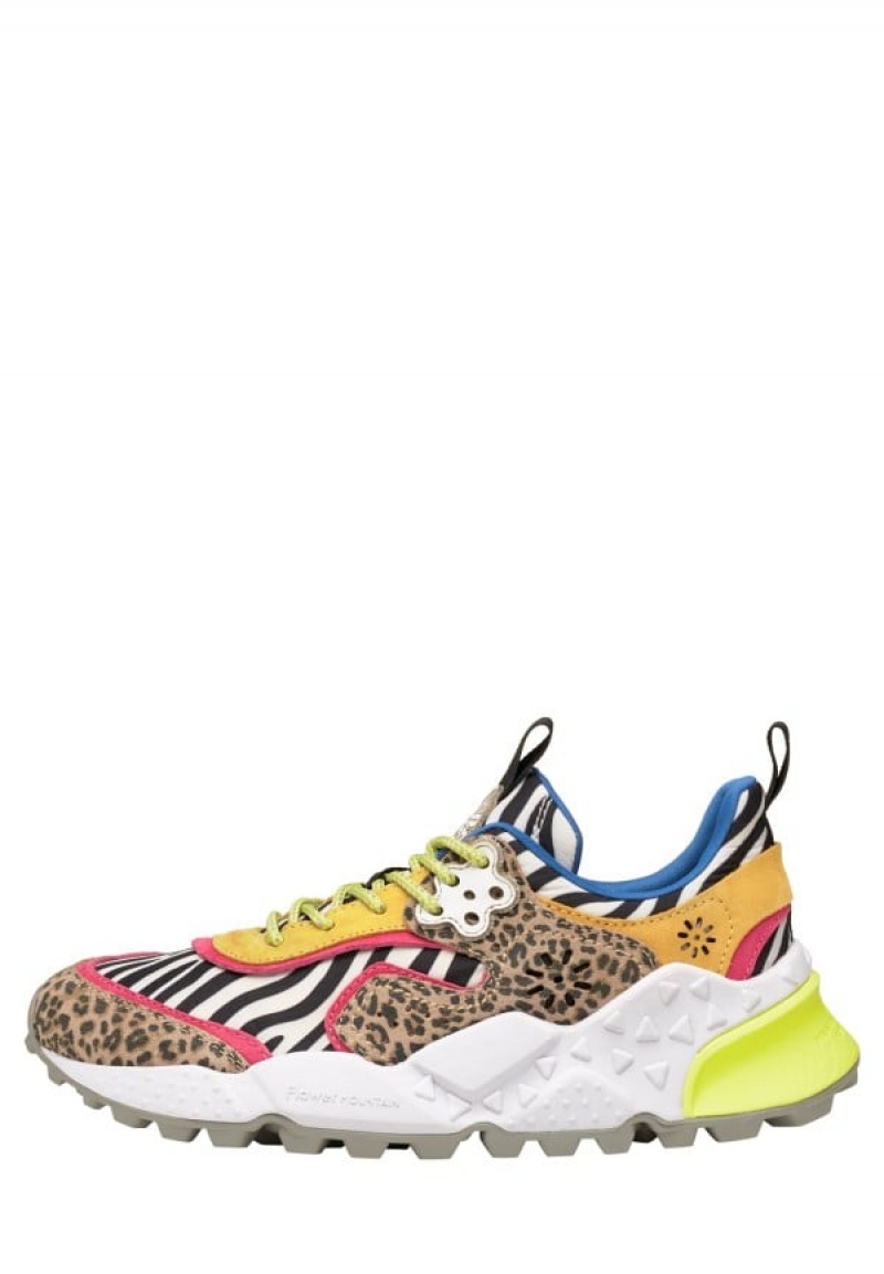 Flower Mountain Kotetsu Sneakers Dames Bruin | KPY3756RK