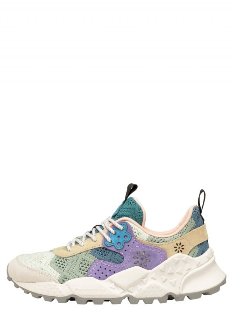 Flower Mountain Kotetsu Sneakers Dames Lichtblauw Grijs | NZY1077YY