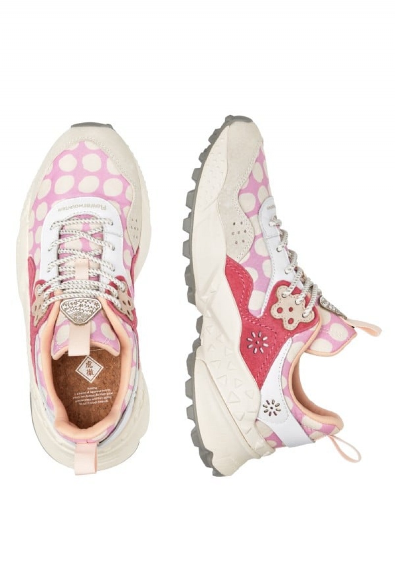 Flower Mountain Kotetsu Sneakers Dames Roze Fuchsie | OMY3865XS