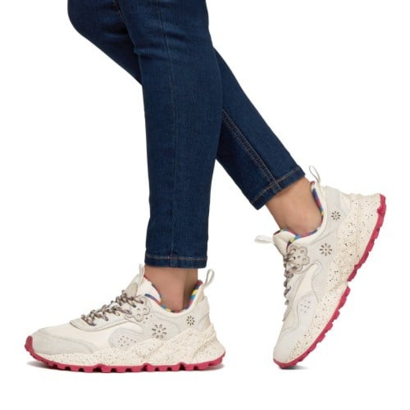 Flower Mountain Kotetsu Sneakers Dames Wit | DEB8146VN