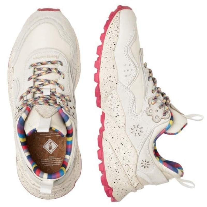 Flower Mountain Kotetsu Sneakers Dames Wit | DEB8146VN