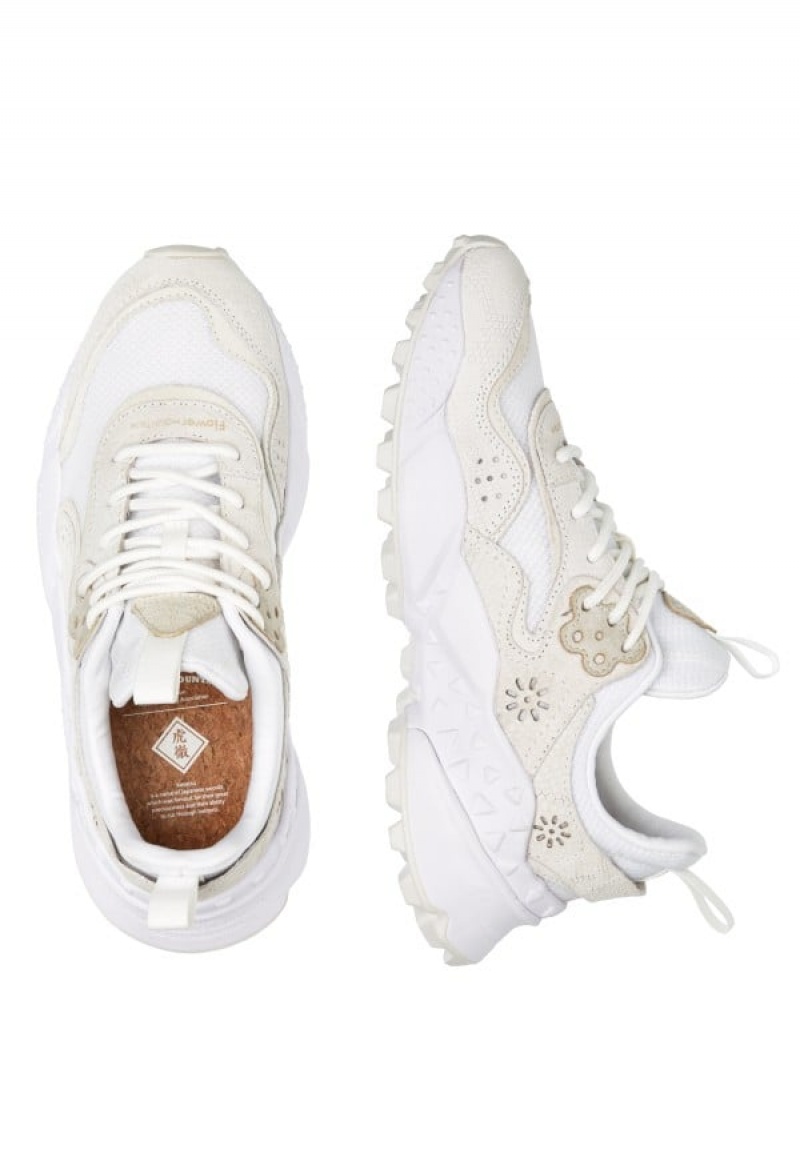 Flower Mountain Kotetsu Sneakers Dames Wit | PFH3752OO