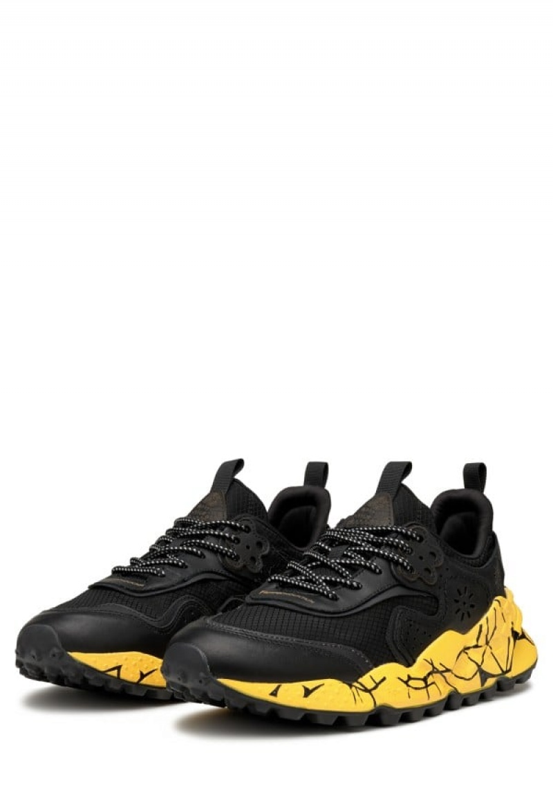 Flower Mountain Kotetsu Uni Sneakers Dames Zwart | ZBU4191CS