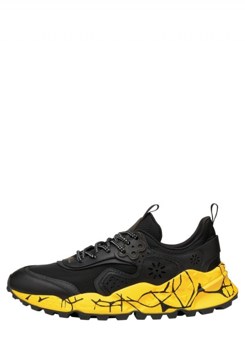 Flower Mountain Kotetsu Uni Sneakers Dames Zwart | ZBU4191CS