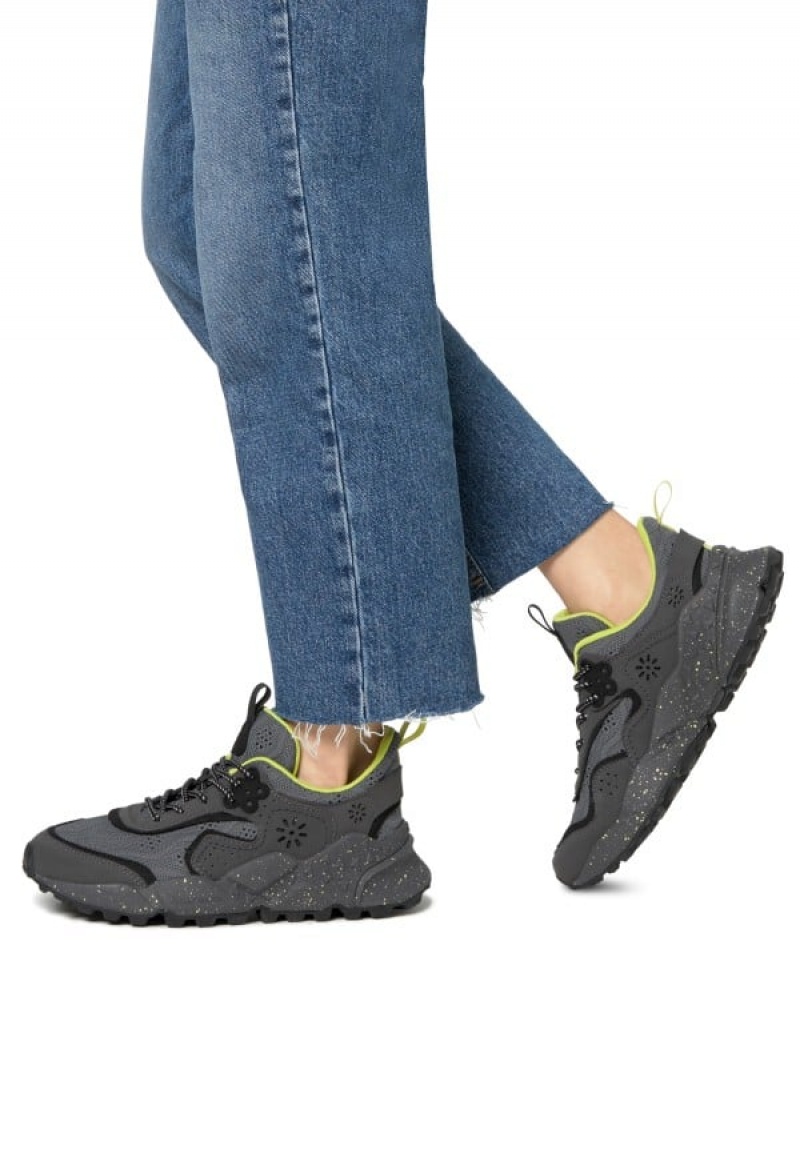 Flower Mountain Kotetsu Uni Sneakers Heren Zwart | TQS5195TW