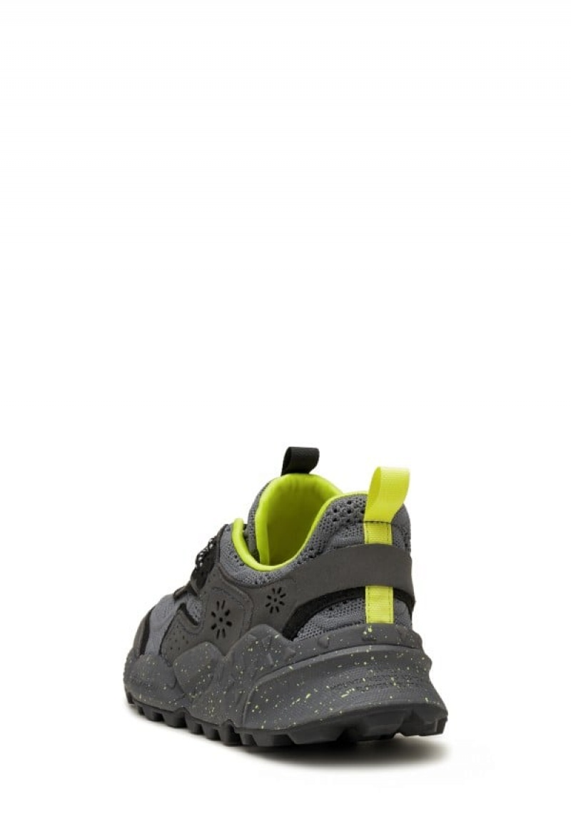 Flower Mountain Kotetsu Uni Sneakers Heren Zwart | TQS5195TW