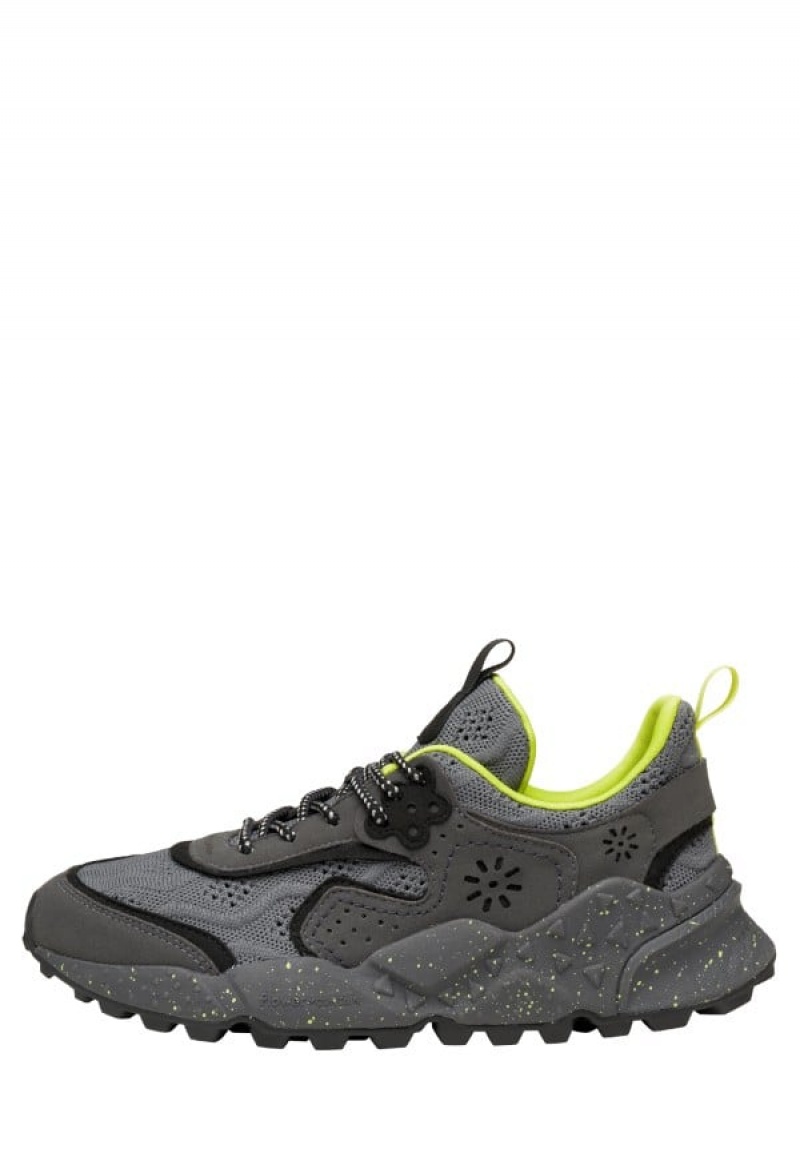 Flower Mountain Kotetsu Uni Sneakers Heren Zwart | TQS5195TW
