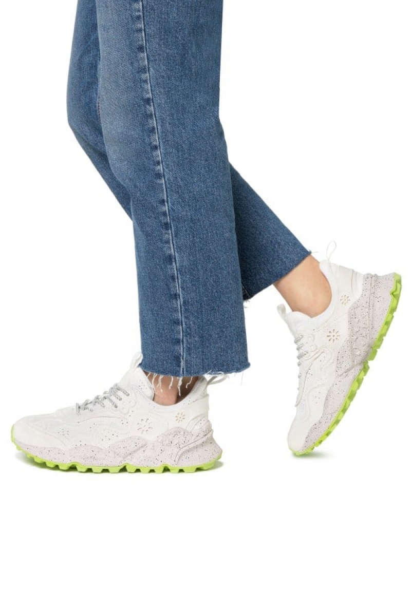 Flower Mountain Kotetsu Uni Sneakers Heren Wit | HOR9646PW