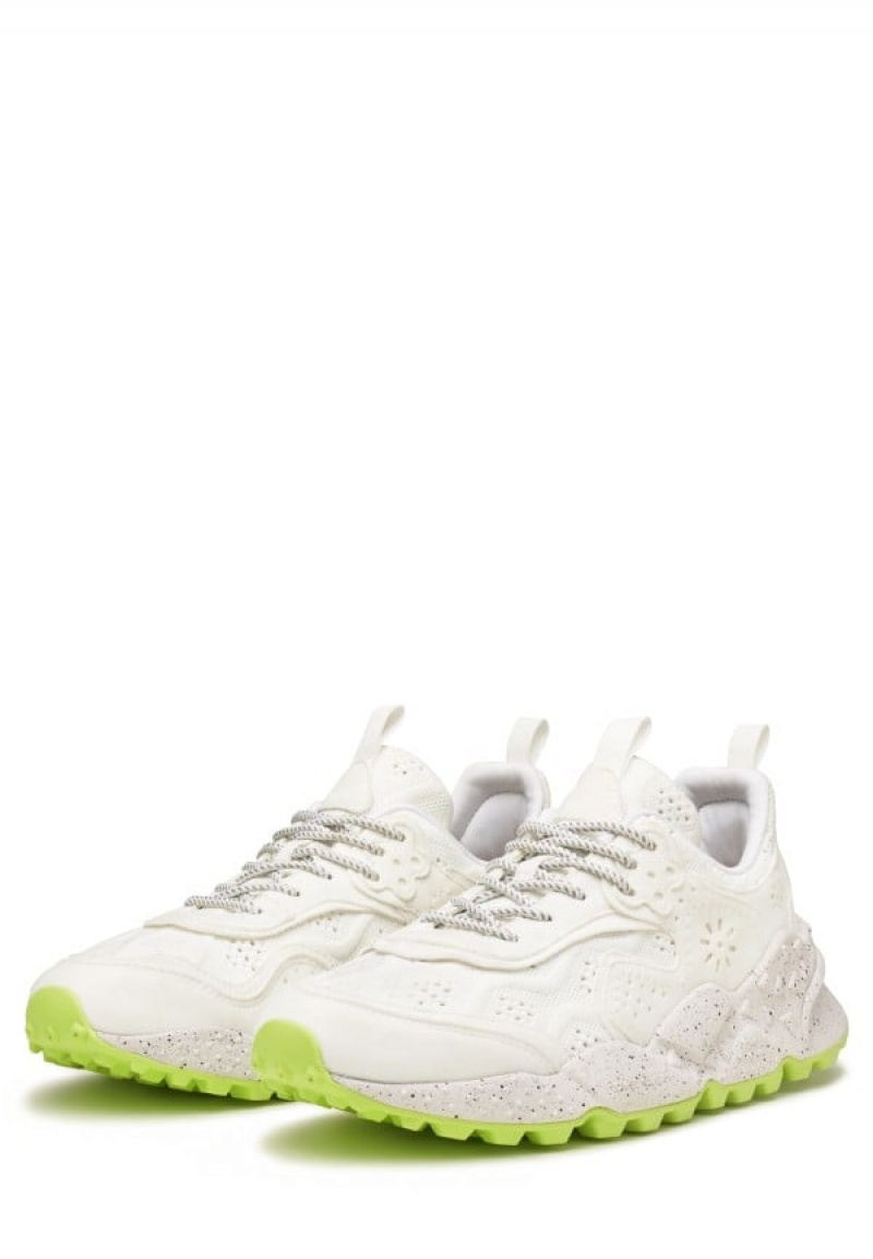 Flower Mountain Kotetsu Uni Sneakers Heren Wit | HOR9646PW
