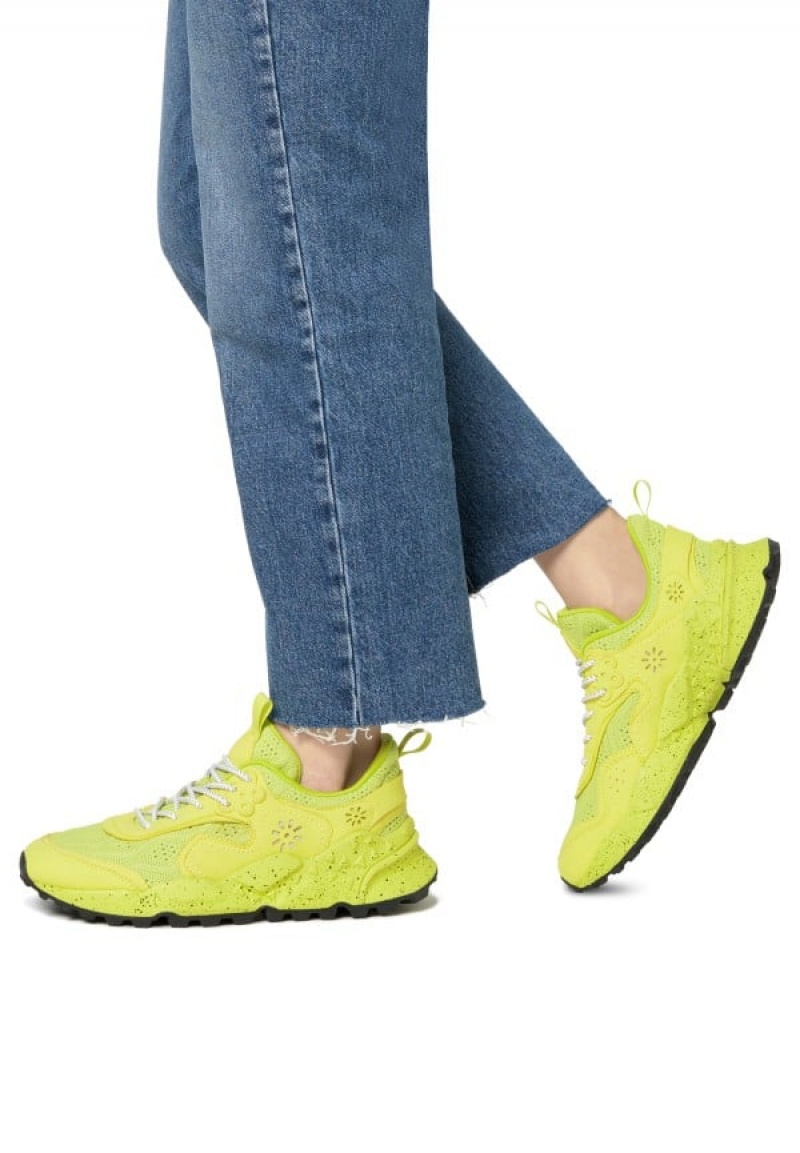 Flower Mountain Kotetsu Uni Sneakers Heren Geel | RJF7727OO