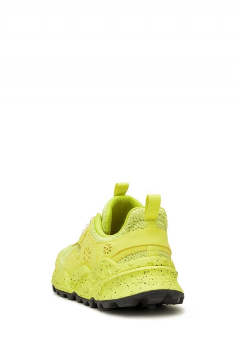 Flower Mountain Kotetsu Uni Sneakers Heren Geel | RJF7727OO
