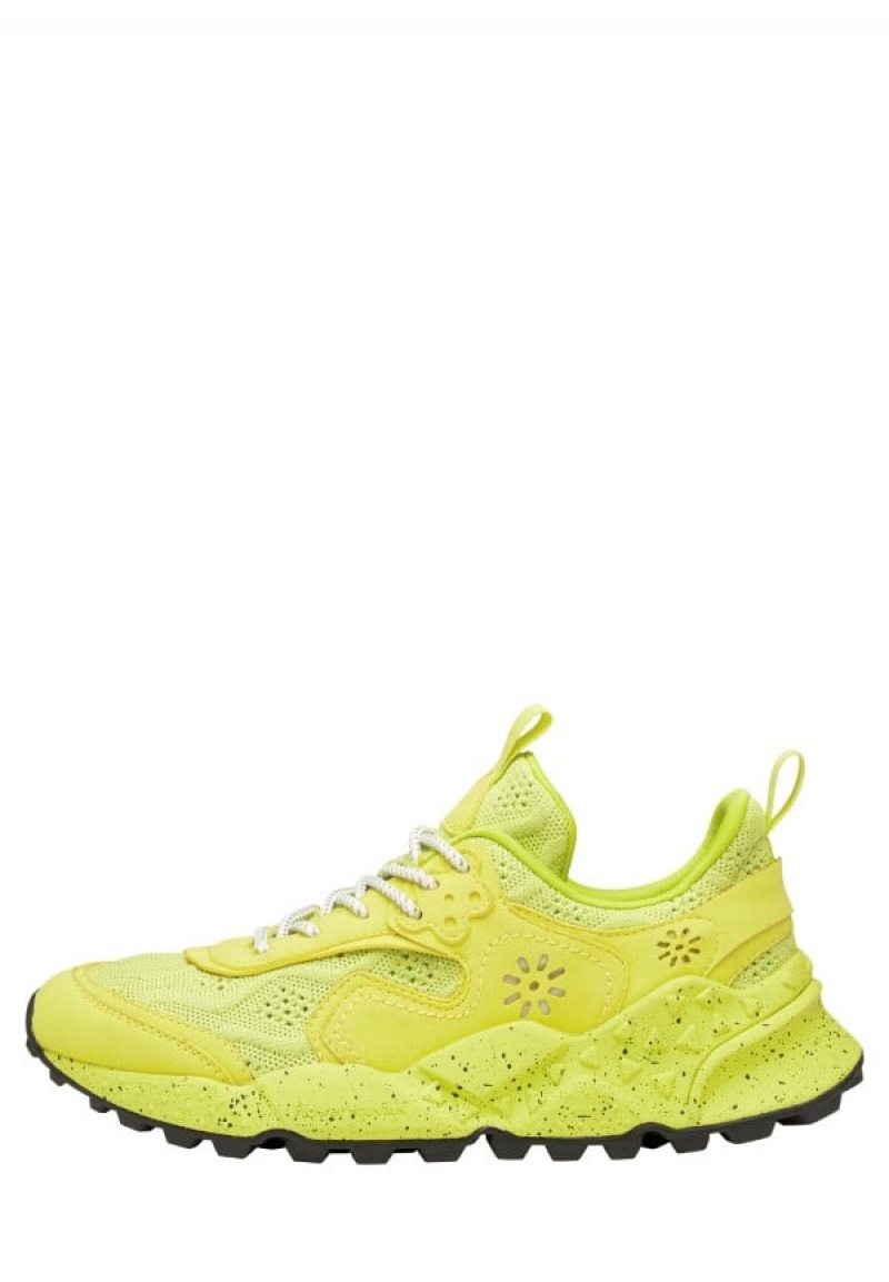 Flower Mountain Kotetsu Uni Sneakers Heren Geel | RJF7727OO
