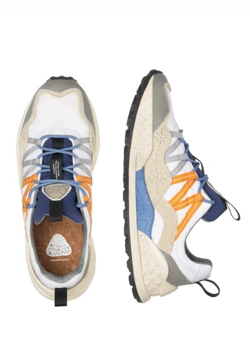 Flower Mountain Washi Sneakers Heren Grijs Wit | BVW4418ND
