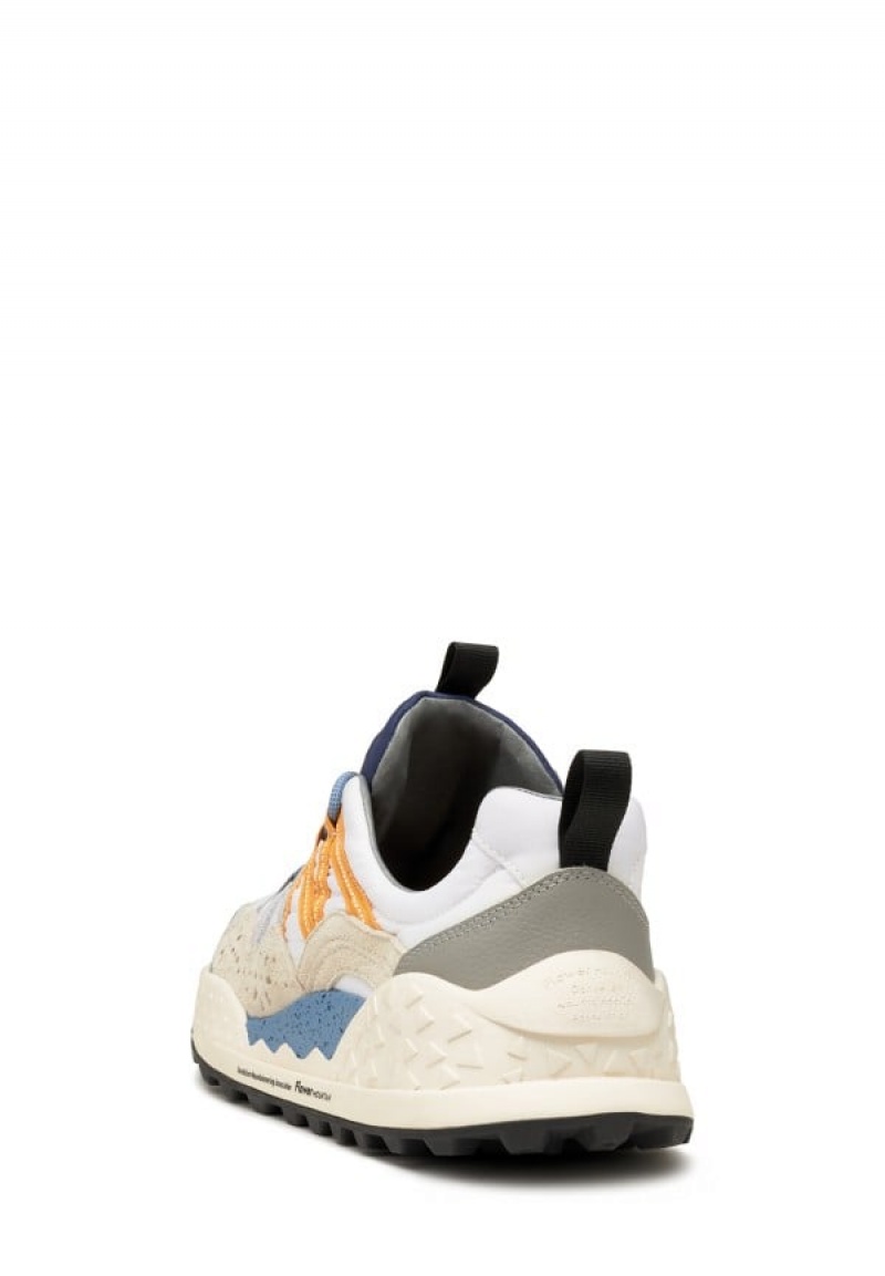 Flower Mountain Washi Sneakers Heren Grijs Wit | BVW4418ND