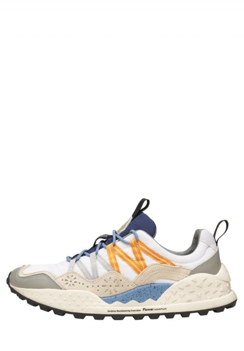 Flower Mountain Washi Sneakers Heren Grijs Wit | BVW4418ND