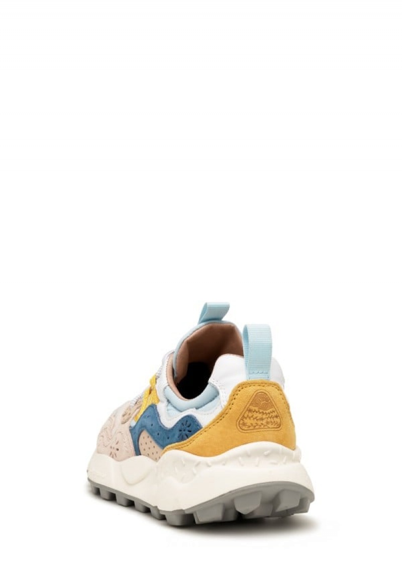 Flower Mountain Yamano 3 Sneakers Dames Roze Lichtblauw | SHT3985ZD