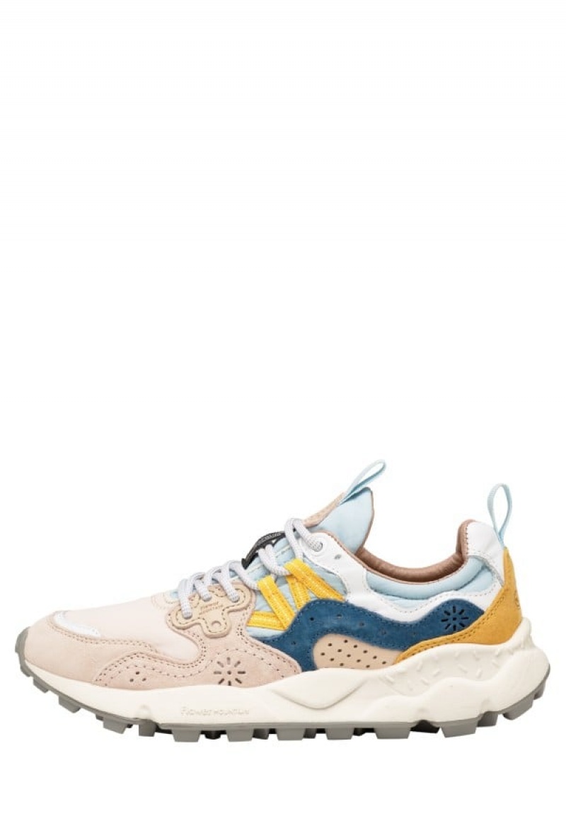 Flower Mountain Yamano 3 Sneakers Dames Roze Lichtblauw | SHT3985ZD