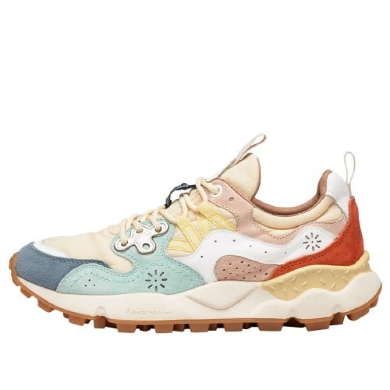 Flower Mountain Yamano 3 Sneakers Dames Blauw | QLX8672MF