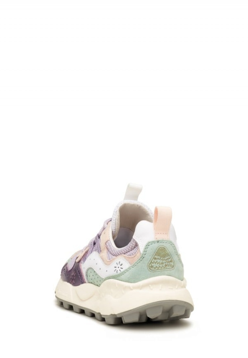 Flower Mountain Yamano 3 Sneakers Dames Paars Turquoise | GMA5750YT