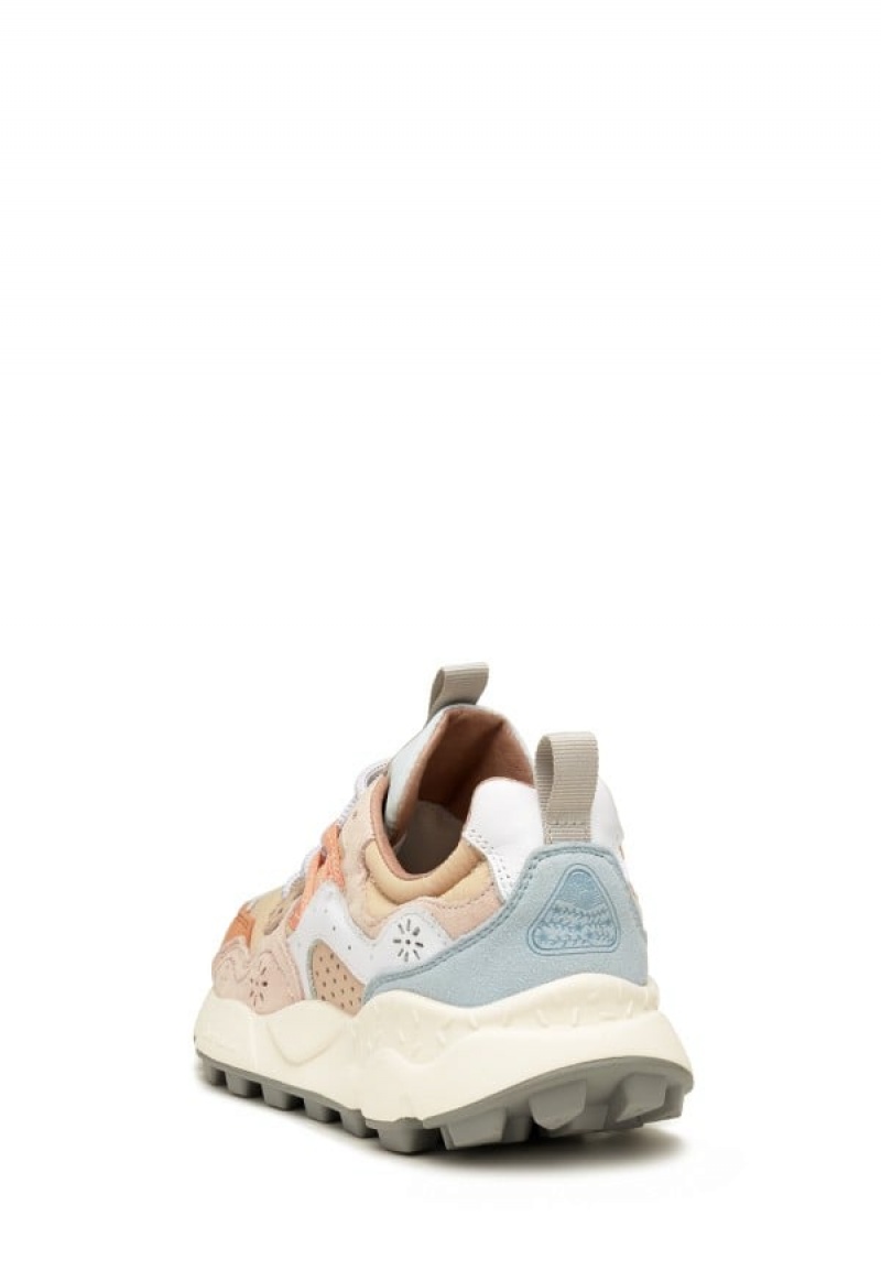 Flower Mountain Yamano 3 Sneakers Dames Roze Beige | JHM4043VW