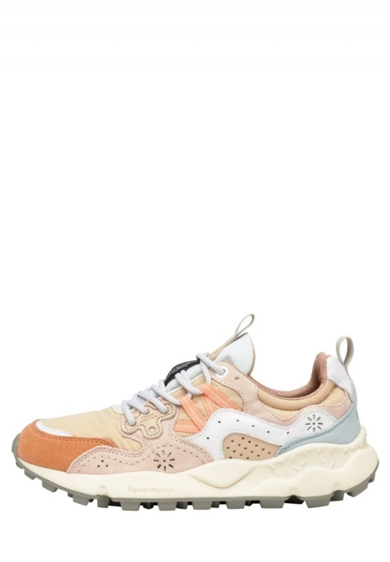 Flower Mountain Yamano 3 Sneakers Dames Roze Beige | JHM4043VW