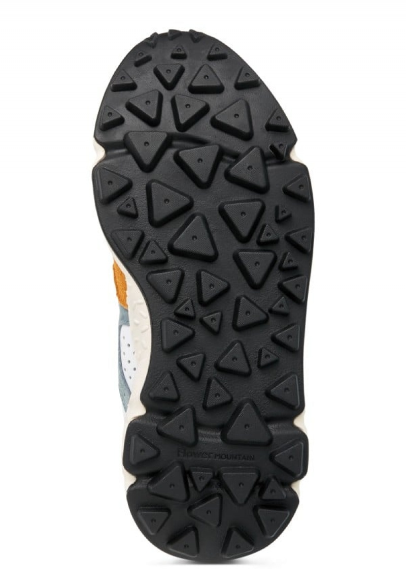 Flower Mountain Yamano 3 Sneakers Dames Oranje Lichtblauw | THX1895PJ