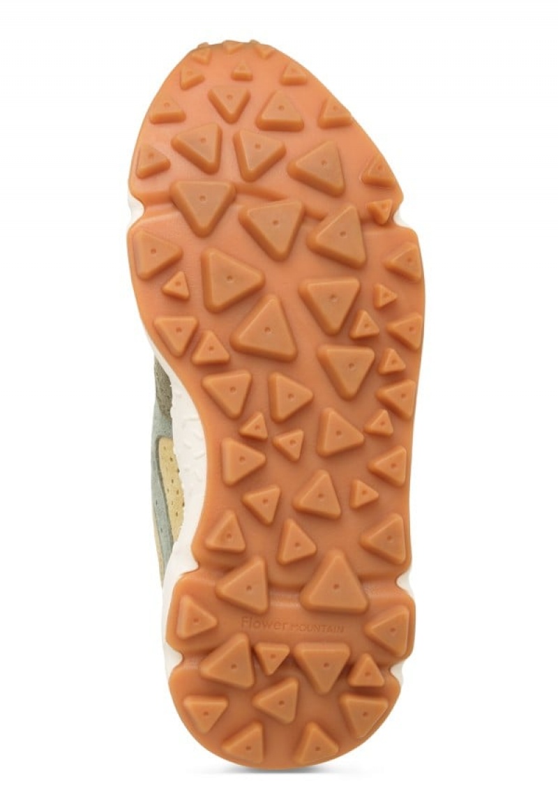 Flower Mountain Yamano 3 Sneakers Dames Groen Beige | MKE736XV