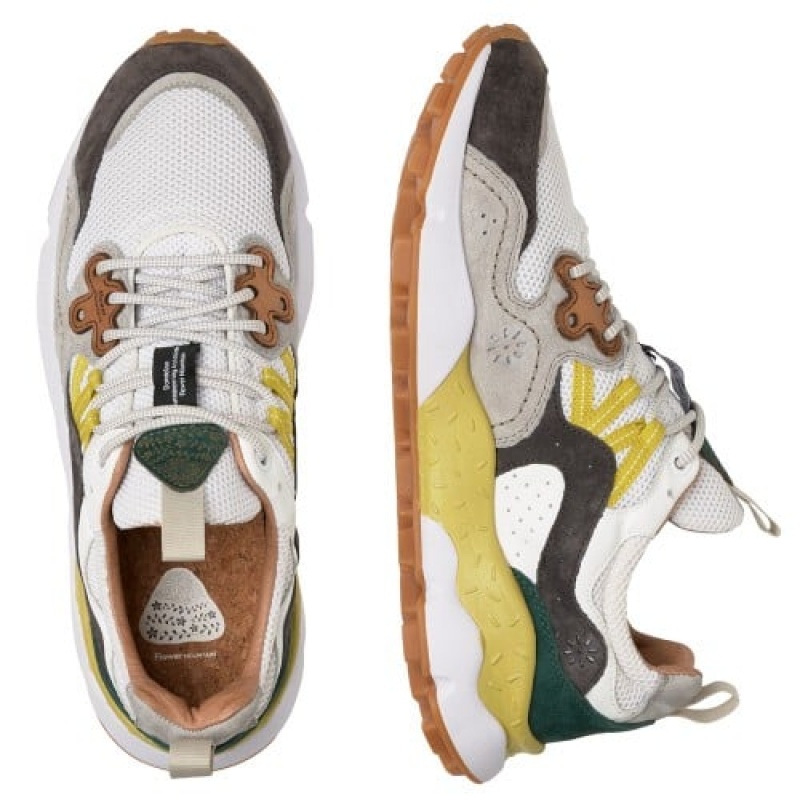 Flower Mountain Yamano 3 Sneakers Heren Wit | HRV5957YR