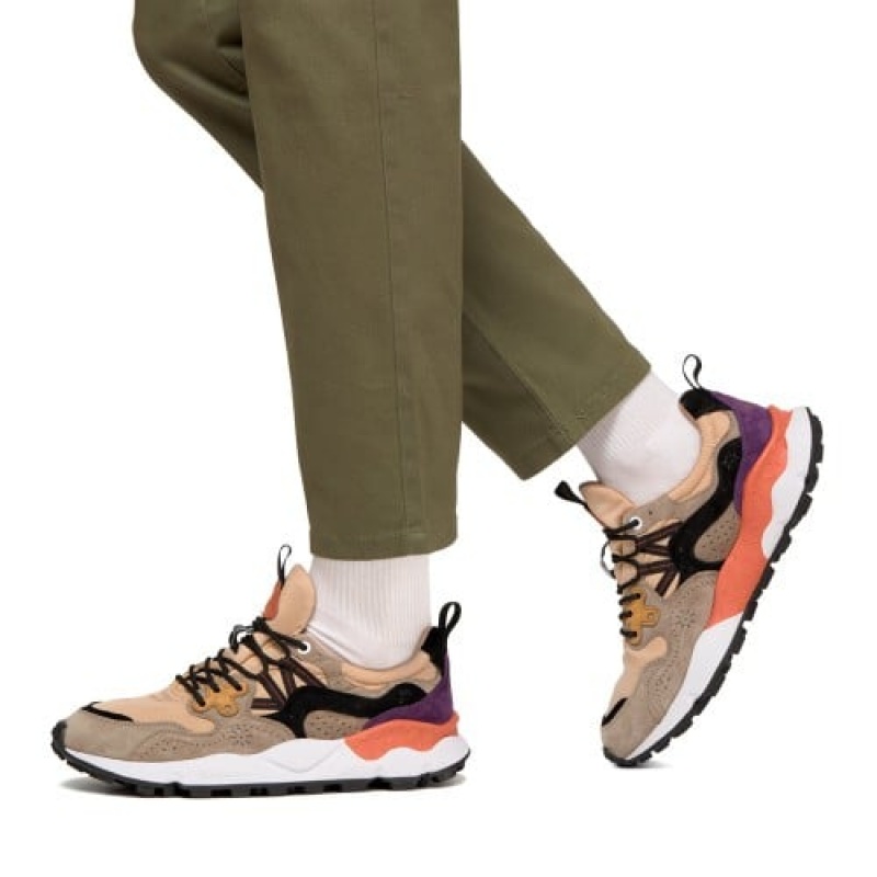 Flower Mountain Yamano 3 Sneakers Heren Beige | AFU7627DH
