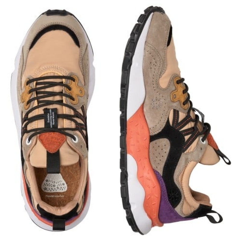 Flower Mountain Yamano 3 Sneakers Heren Beige | AFU7627DH
