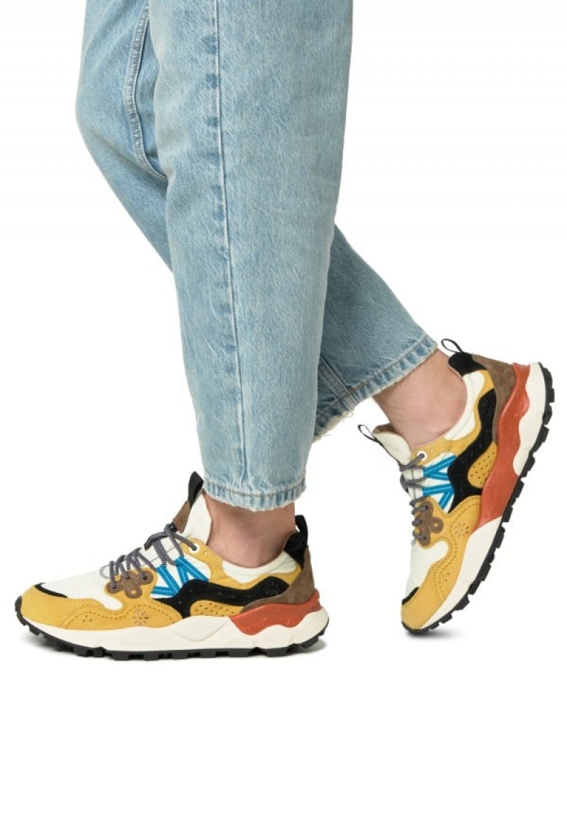 Flower Mountain Yamano 3 Sneakers Heren Wit | IBM2154TP