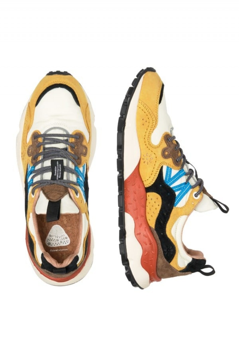 Flower Mountain Yamano 3 Sneakers Heren Wit | IBM2154TP