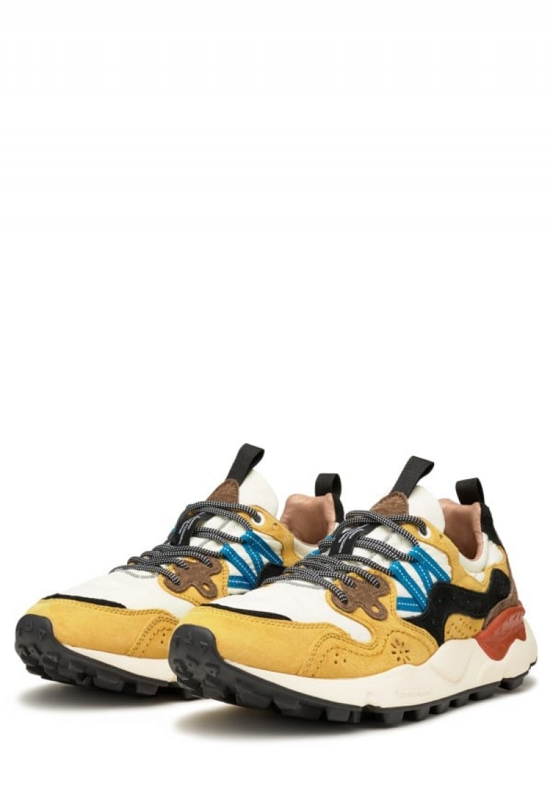 Flower Mountain Yamano 3 Sneakers Heren Wit | IBM2154TP