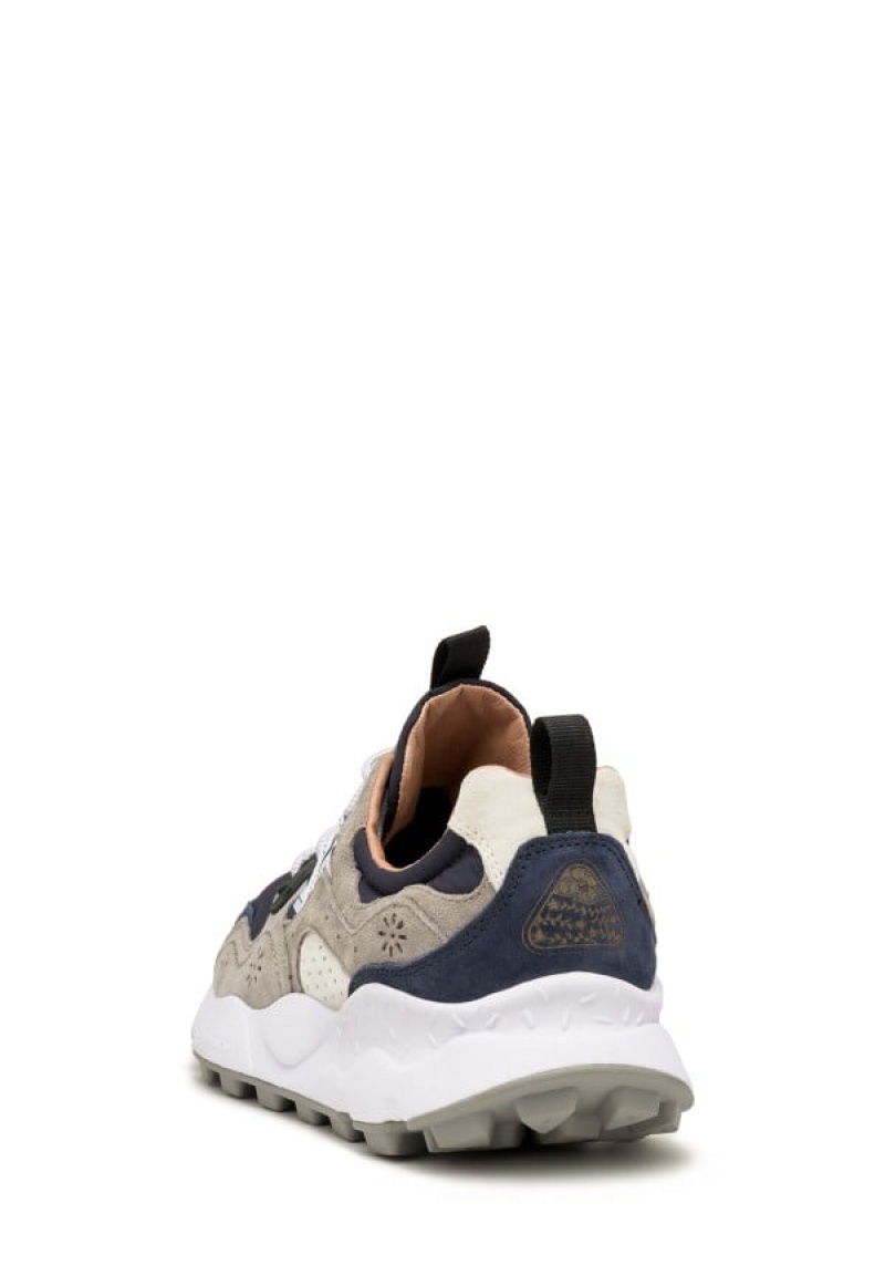 Flower Mountain Yamano 3 Sneakers Heren Donkerblauw Blauw Grijs | AVE1525DB