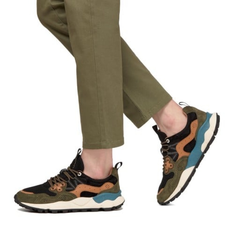 Flower Mountain Yamano 3 Sneakers Heren Zwart | KSY1540BW