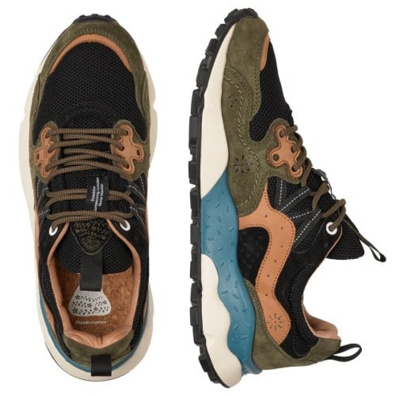 Flower Mountain Yamano 3 Sneakers Heren Zwart | KSY1540BW